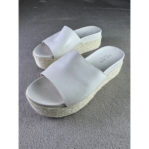 Kate Spade New York Platform Espadrille‎ Slide Sandals Women's White